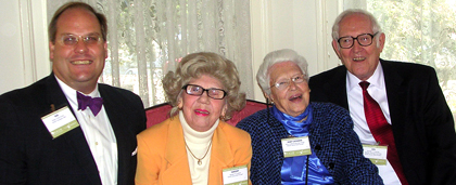 Bob Arnold, Ken and Margery Carpenter and Mary Holden at 2006 Pioneer event